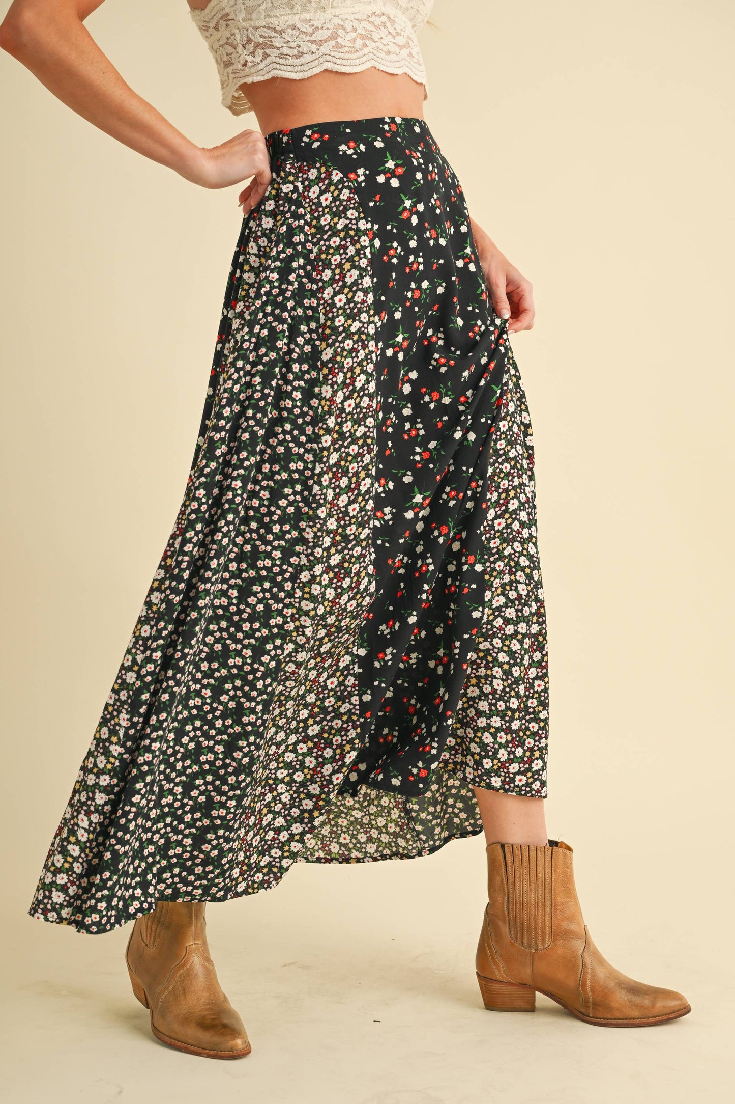 Floral Maxi Skirt