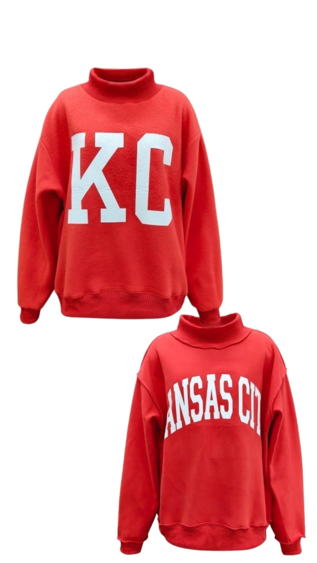 Kansas City Reversible Mock Neck