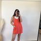 pocket cami dress — orange