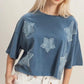 Vintage Star Patch Top