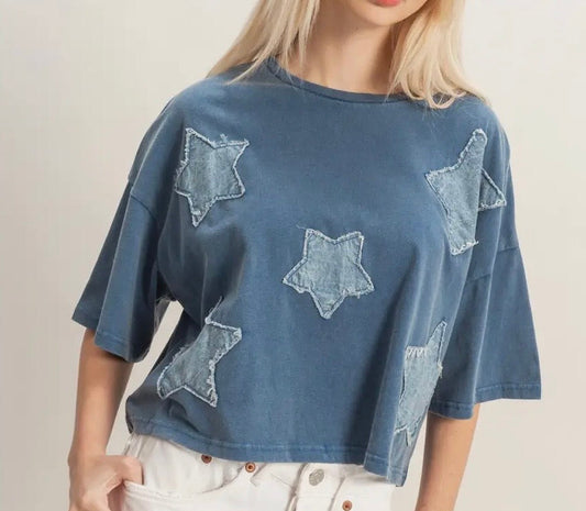 Vintage Star Patch Top