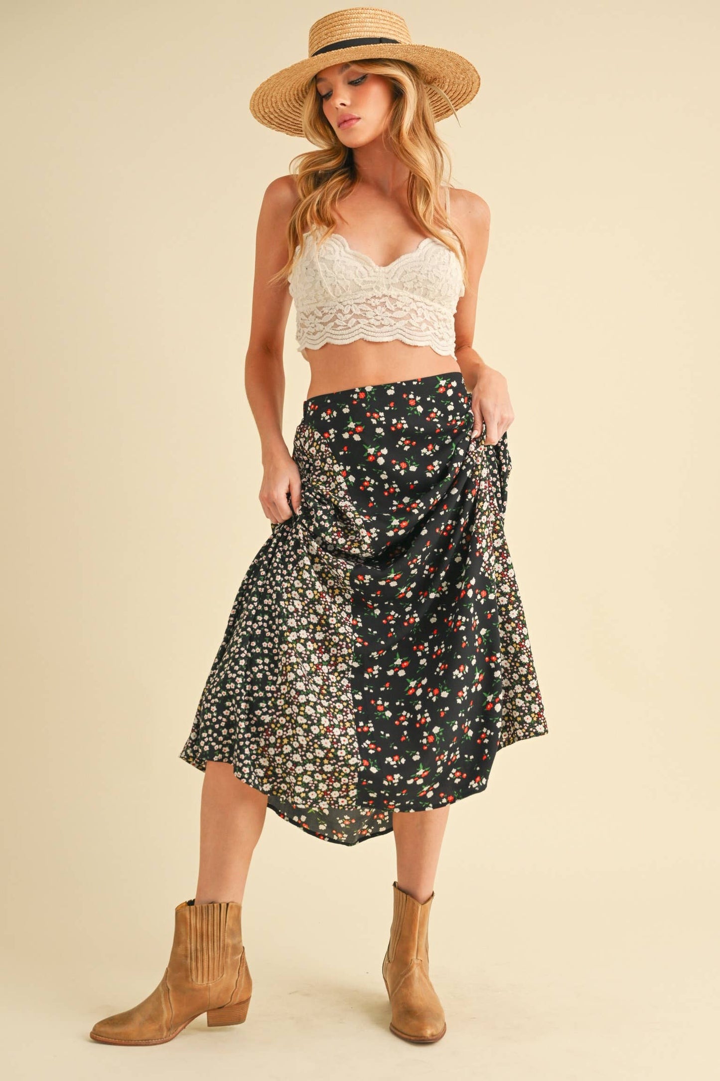 Floral Maxi Skirt