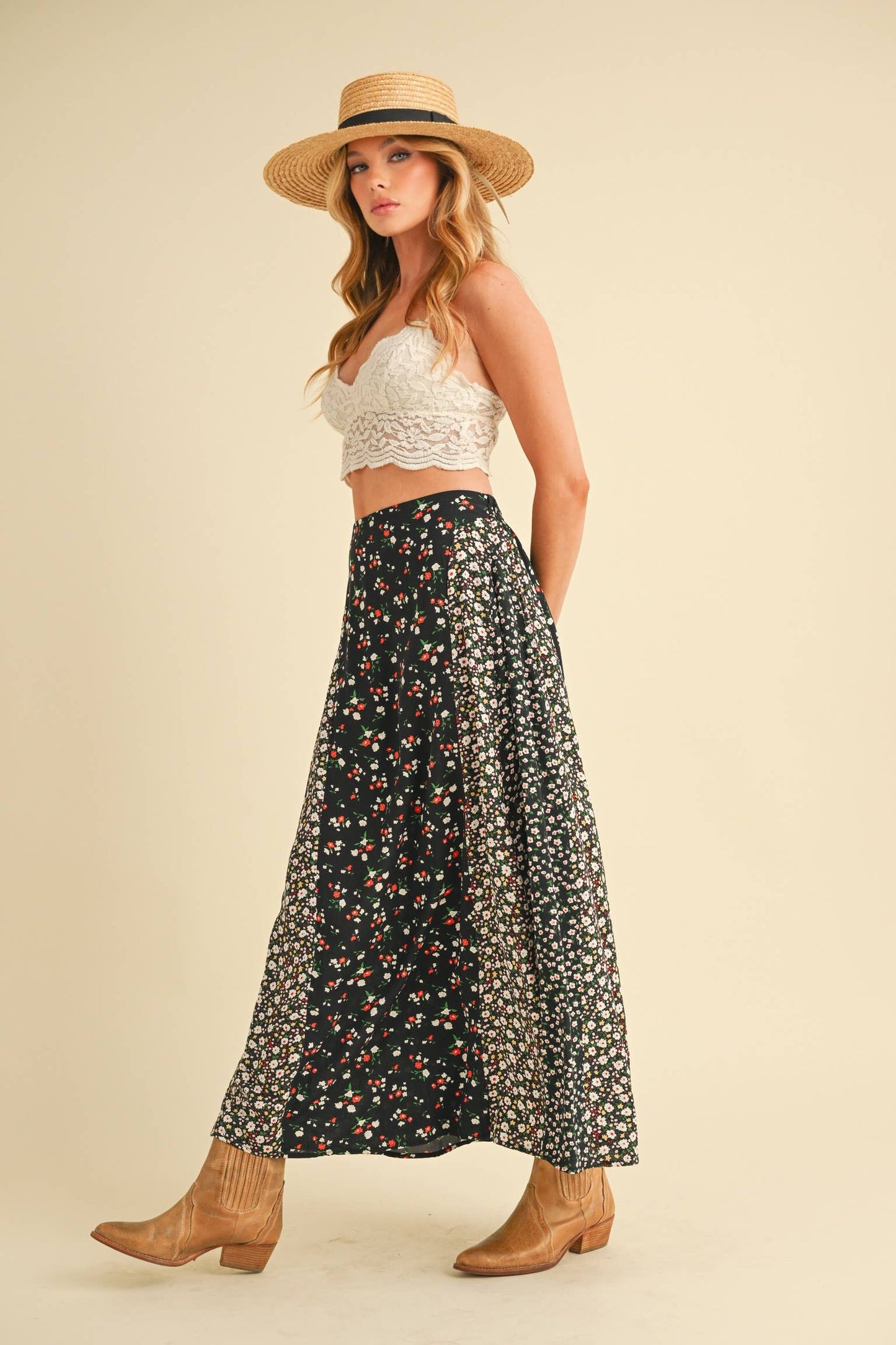 Floral Maxi Skirt