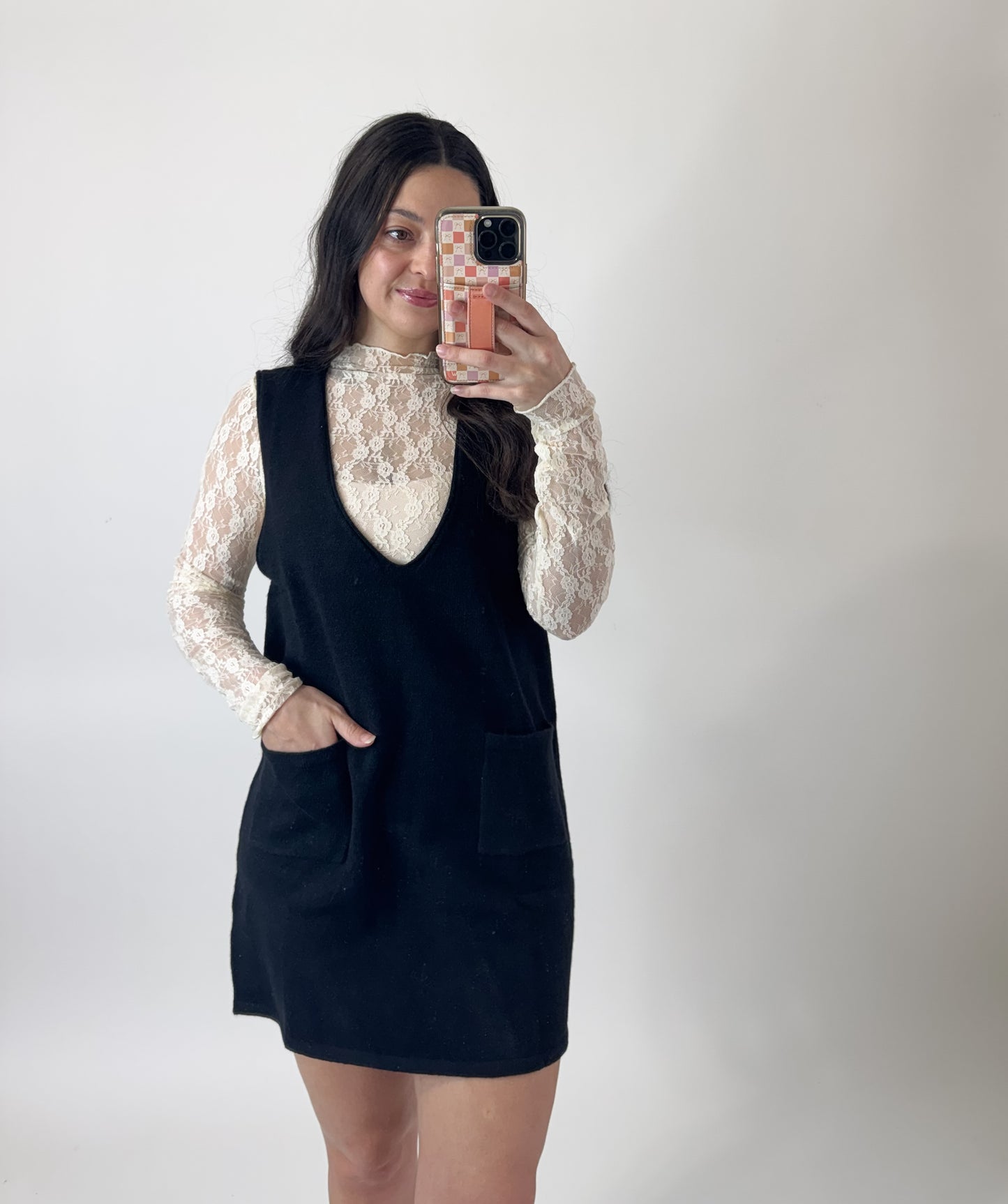 Sleeveless Knit Mini Dress
