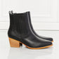 Love the Journey Stacked Heel Chelsea Boot in Black