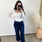 wide leg high waisted jeans