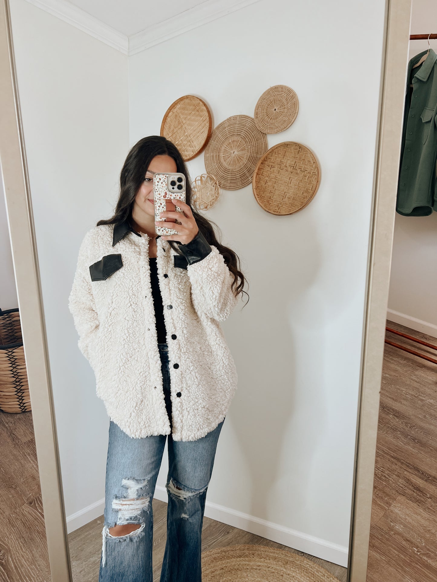 Stay Cozy Sherpa Jacket