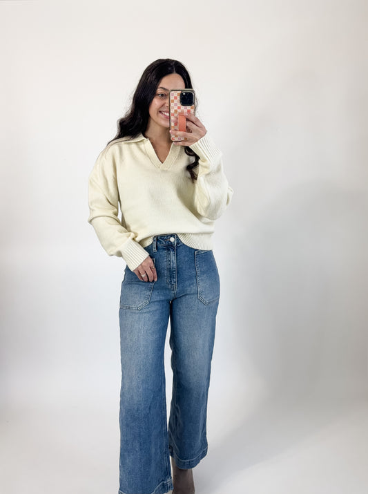 Classic Collared Sweater