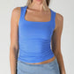 PREORDER Square Lined Tank — Marina Blue