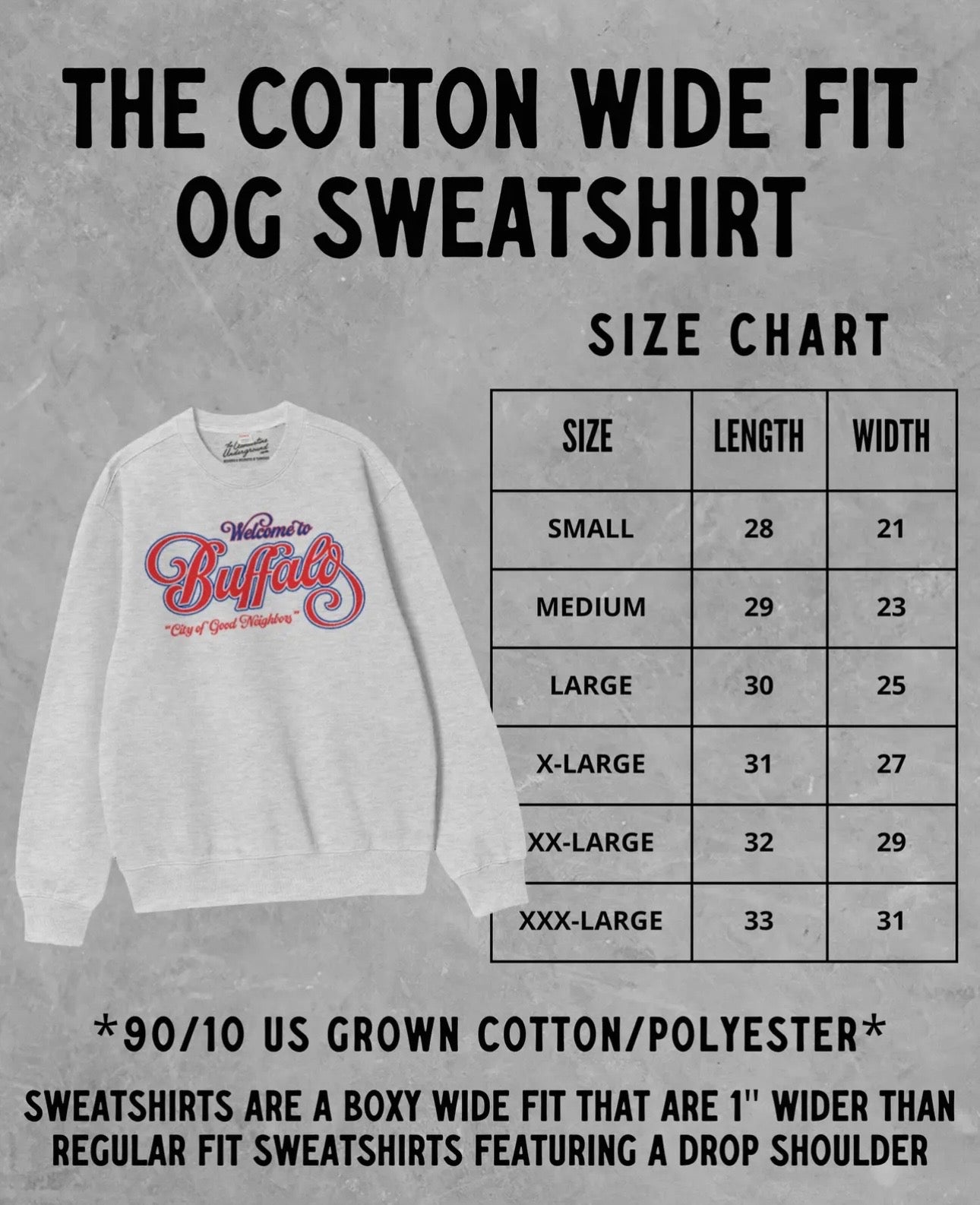 Christmas Stamps Boxy Cotton 90’s Sweatshirt