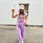Breezy Lounge Set — Lilac