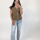 Coffee Run Knit Sweater Top