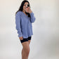 Periwinkle Waffle Shacket
