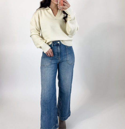 Classic Collared Sweater