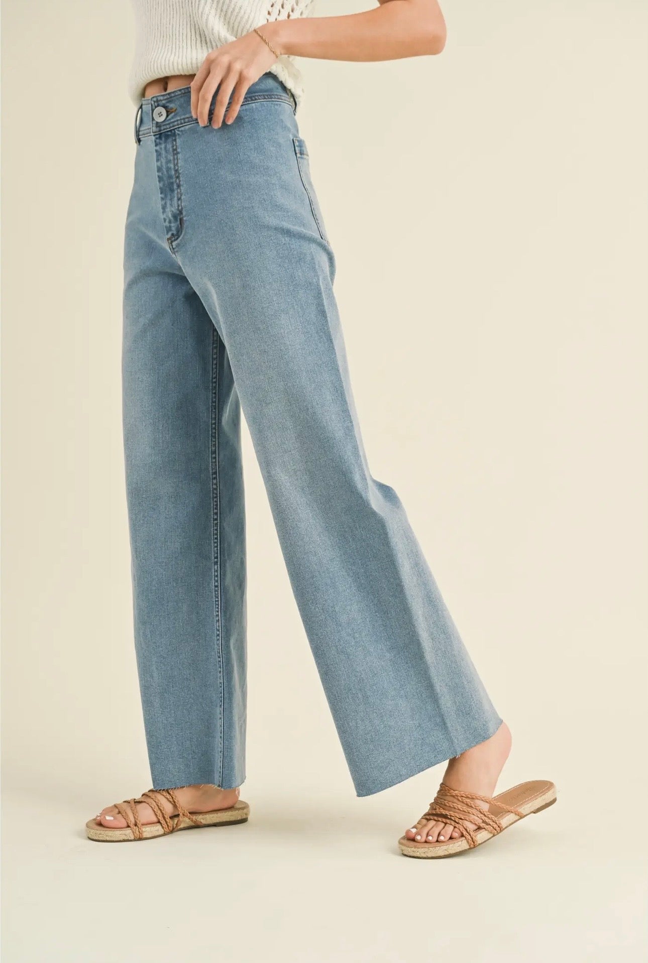 PREORDER Straight Wide Leg Denim