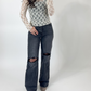 Champagne Mesh Lace Top