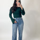 Ribbed Knit Bell Top