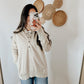 Go To Henley Hoodie — Taupe