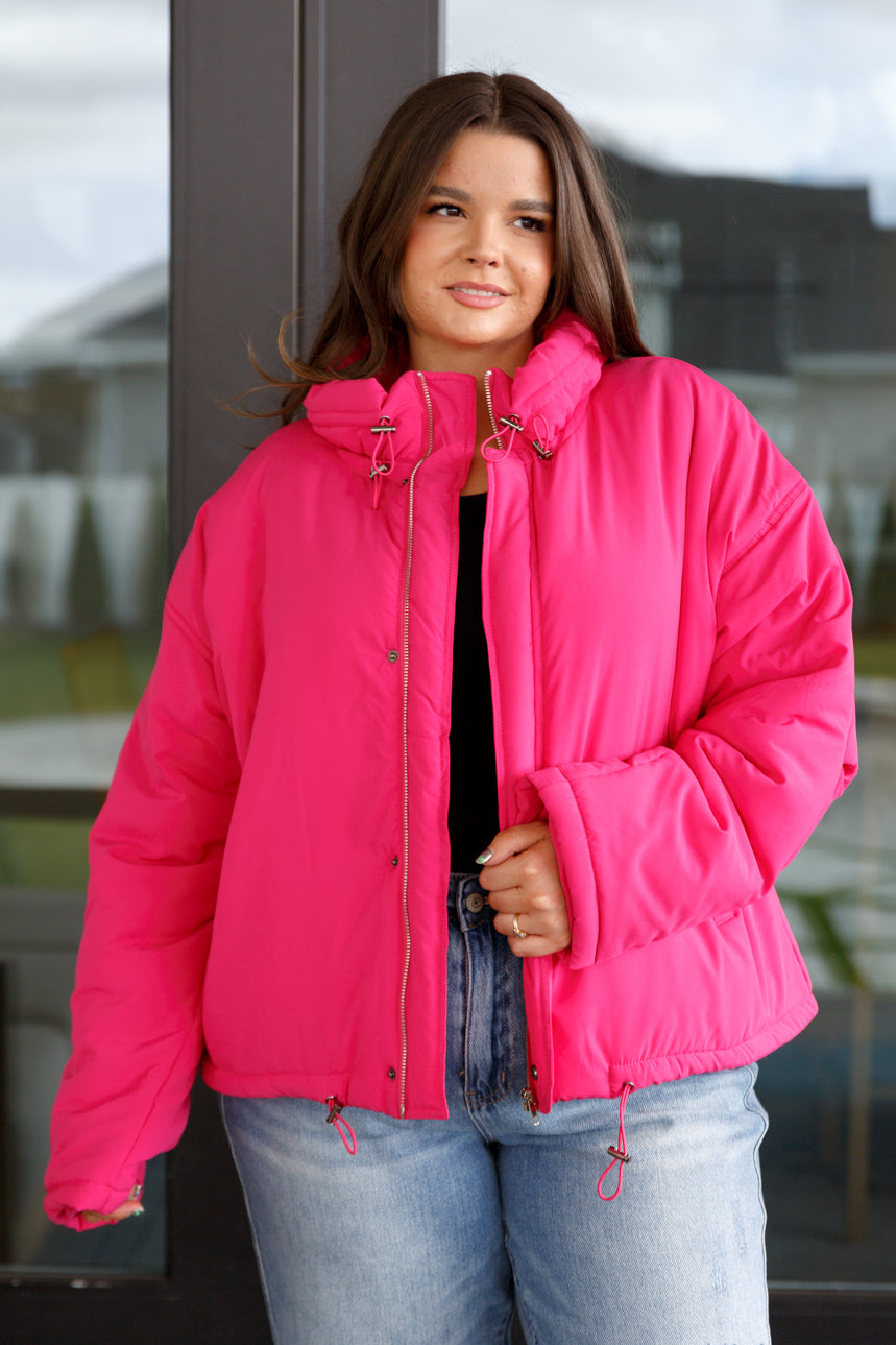 pretty in pink jacket