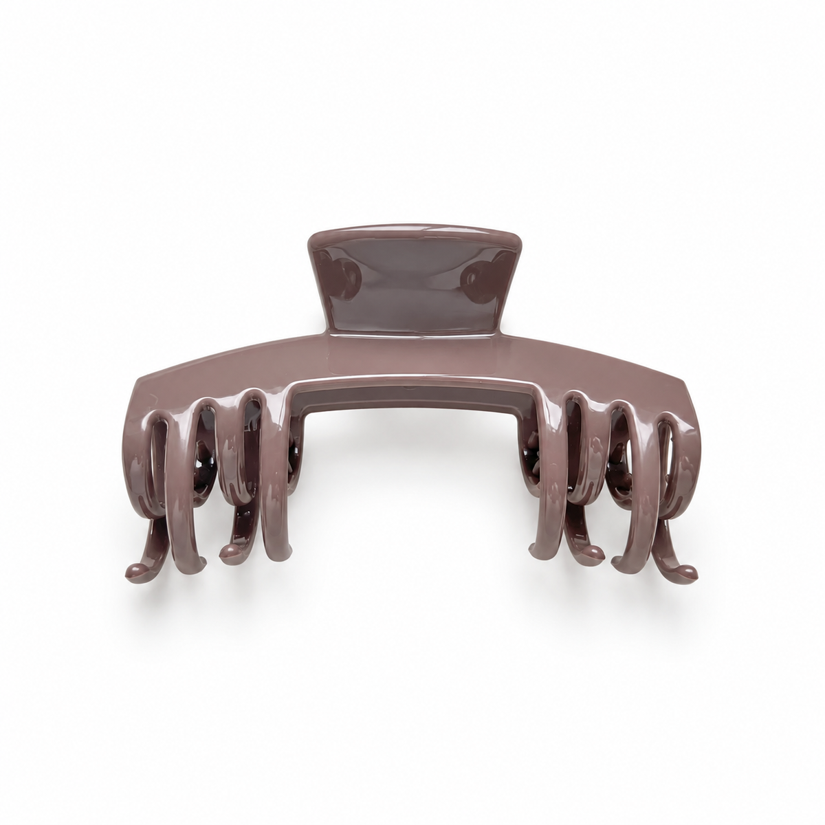 Silicone Hair Claw - Ball Cap Friendly: Chocolate