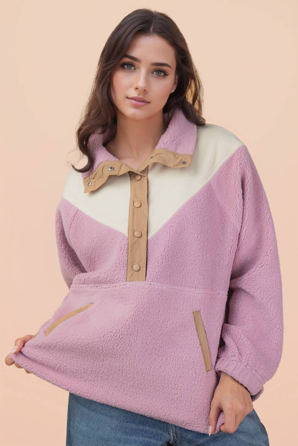 Cozy Oversized Fleece Pullover
