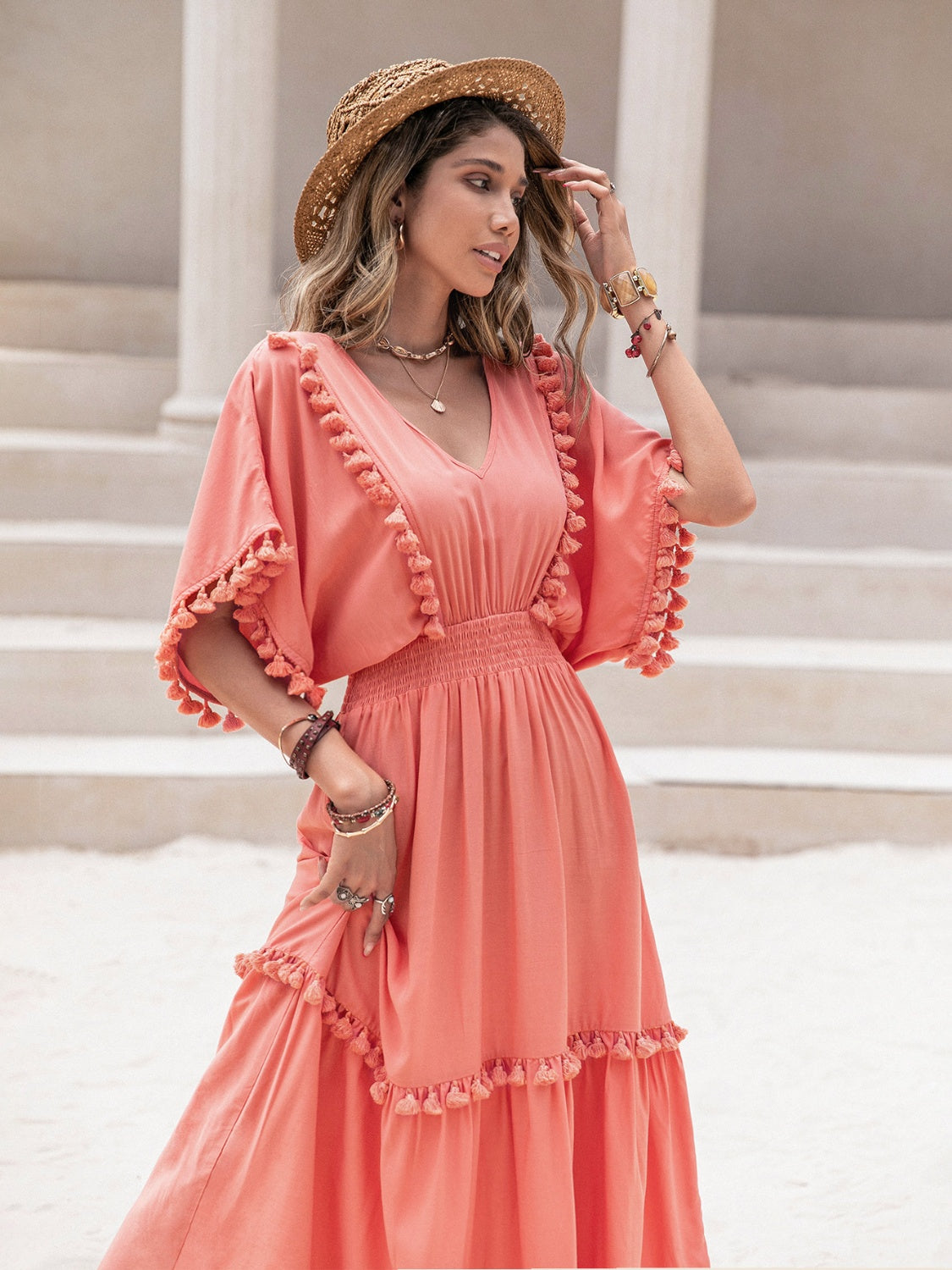 island girl tassel dress