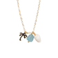 Palm Tree Gold Necklace