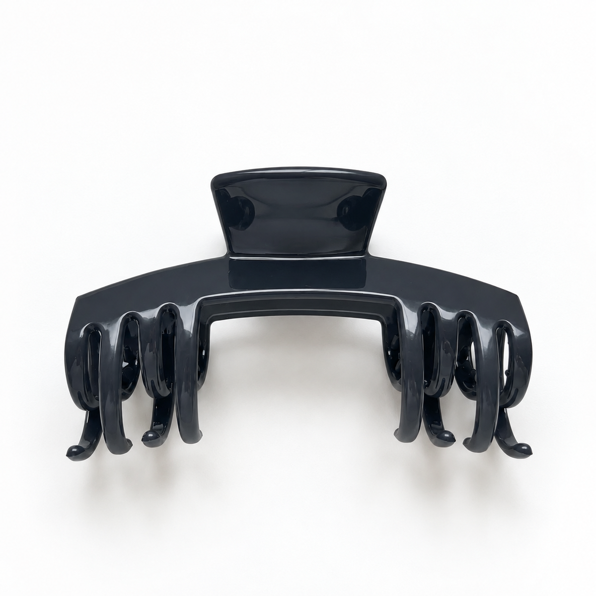 Silicone Hair Claw - Ball Cap Friendly: Black