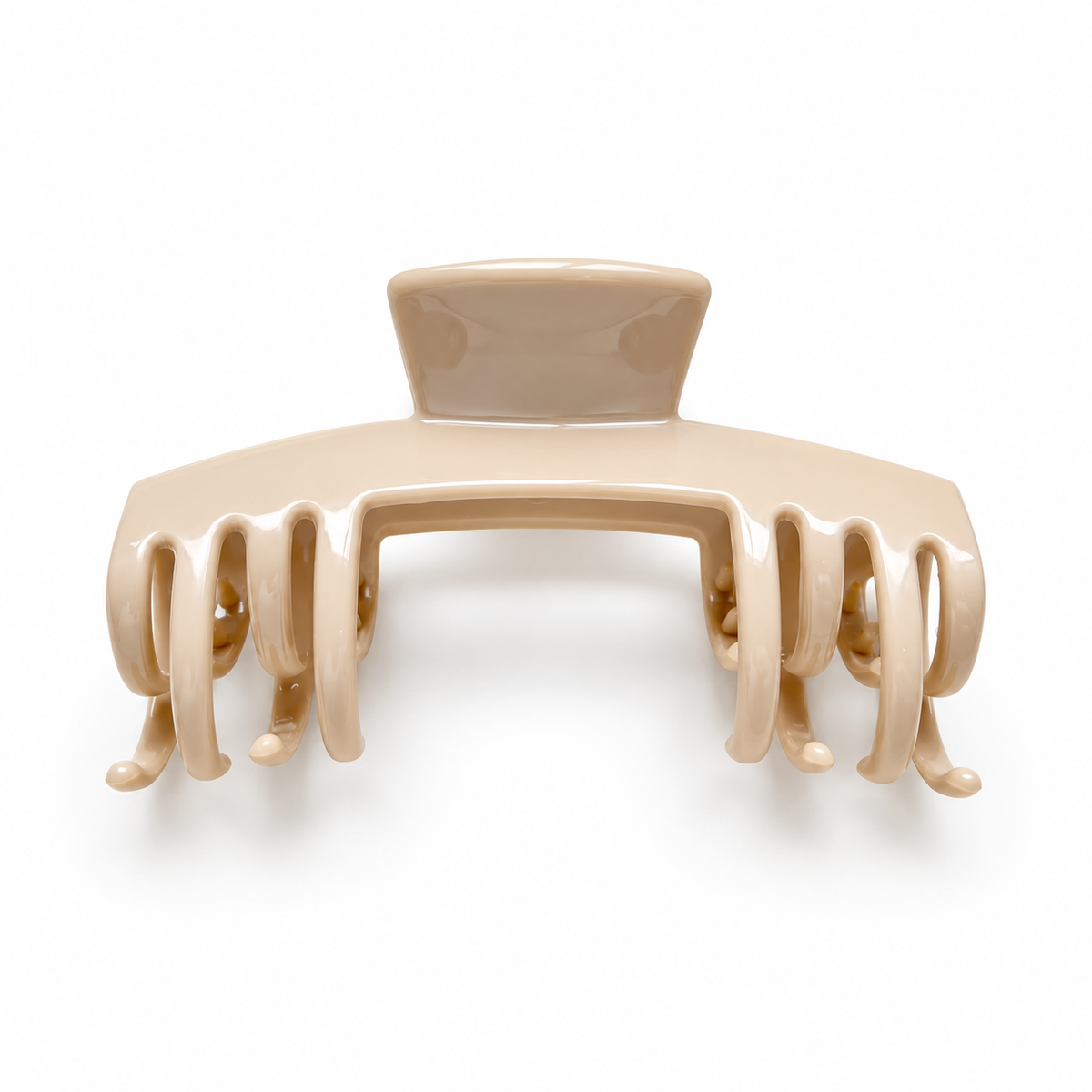Silicone Hair Claw - Ball Cap Friendly: Latte