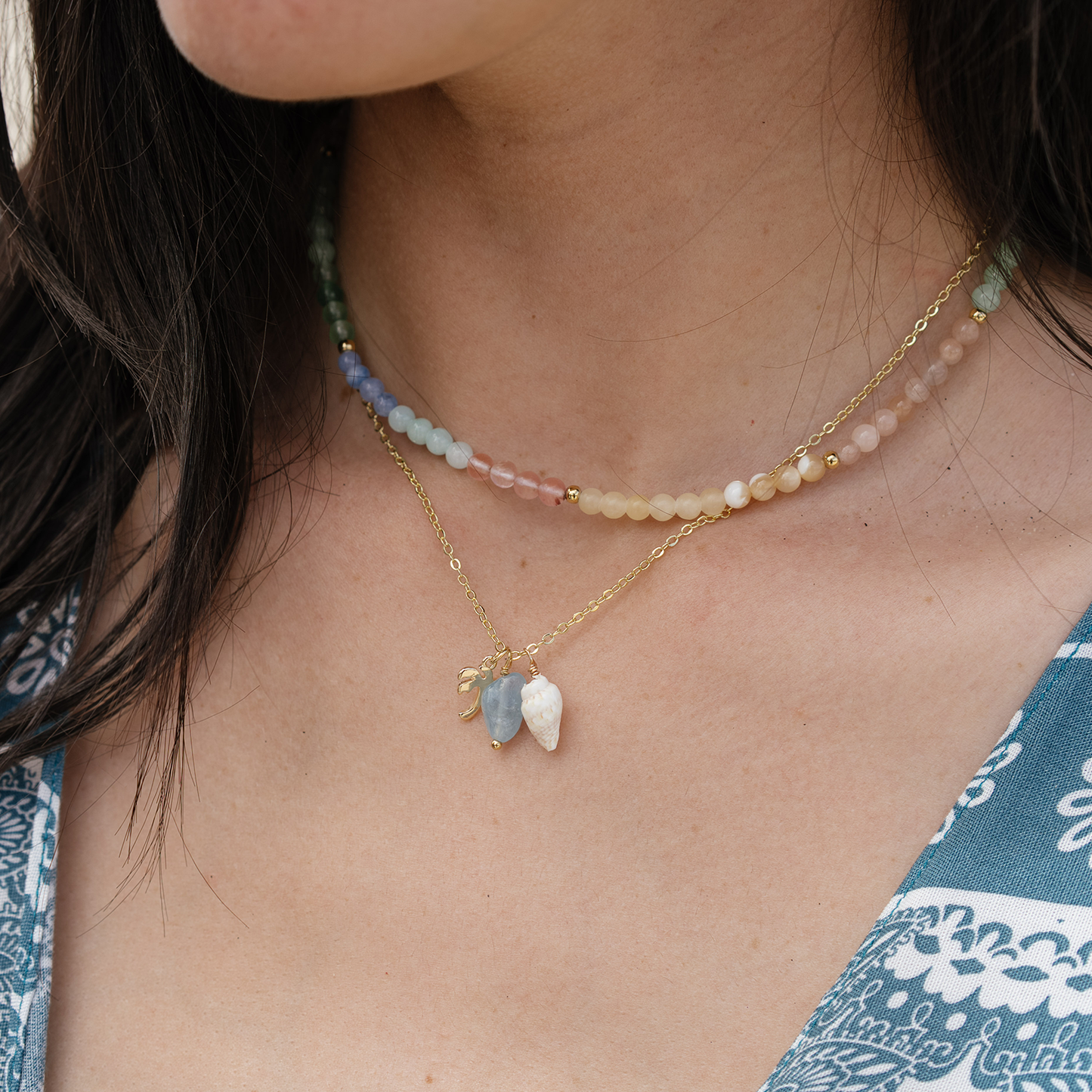 Palm Tree Gold Necklace
