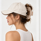Silicone Hair Claw - Ball Cap Friendly: Black