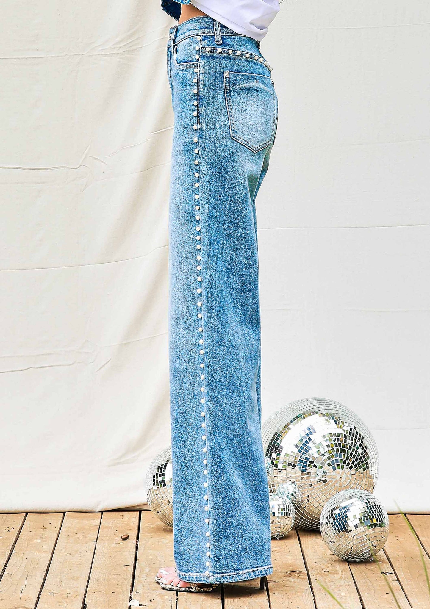 Pearl Wide Leg Jeans