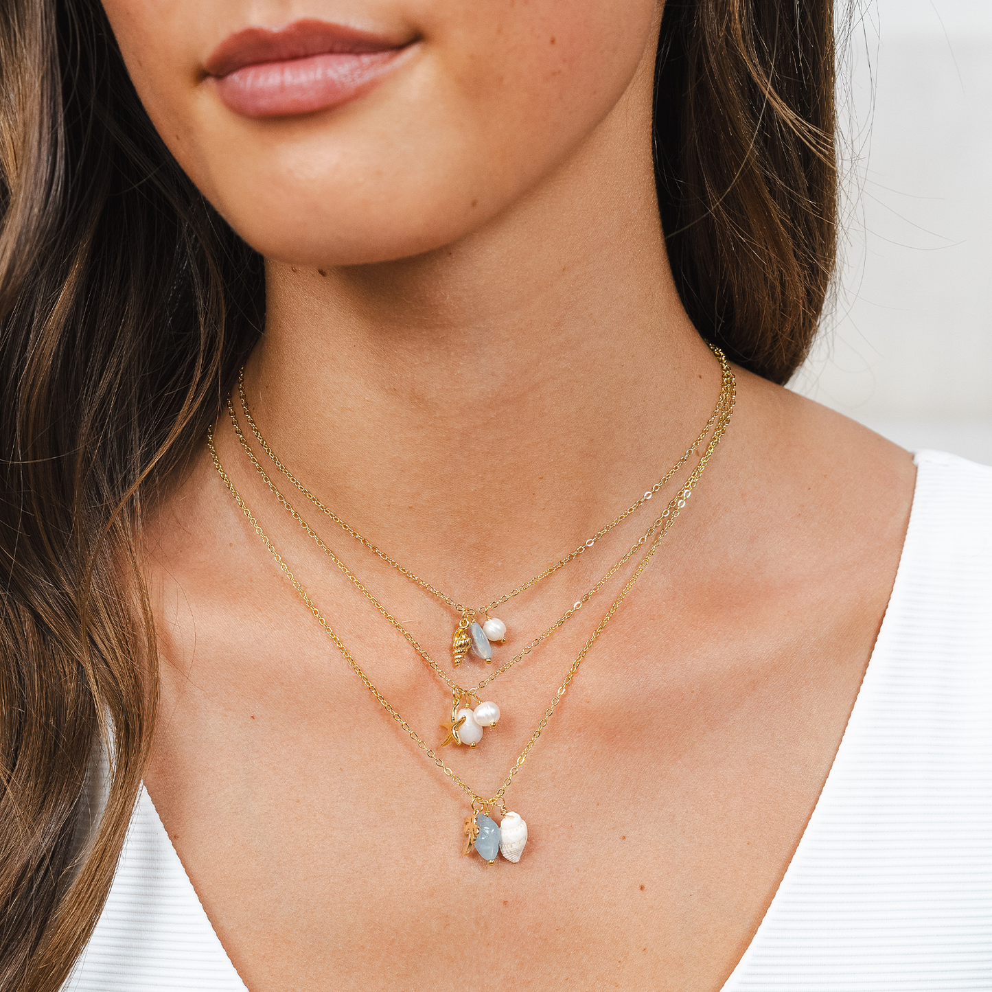 Palm Tree Gold Necklace