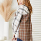 hello fall plaid button down