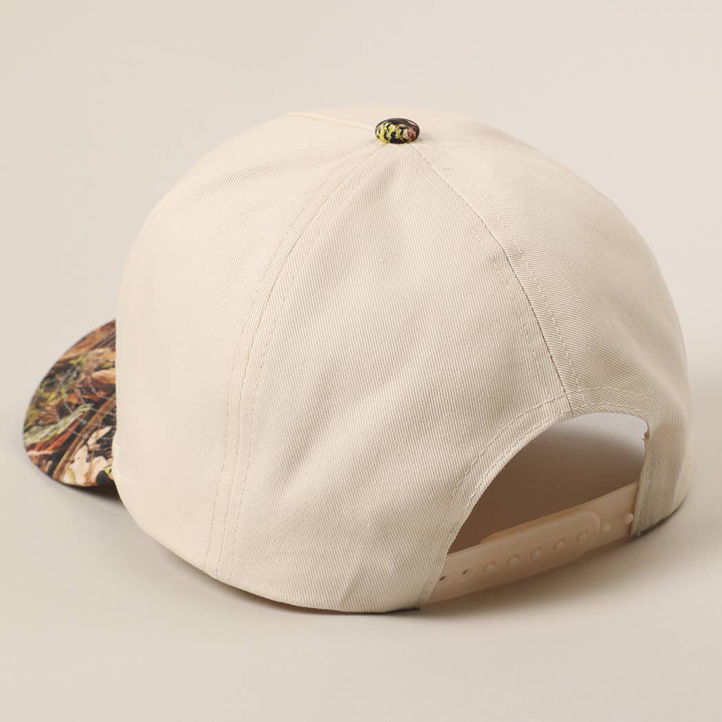 MAMA Embroidery Camo Trucker Hat