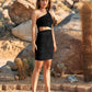 girls night black dress