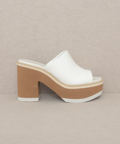 Chunky Clog Heel