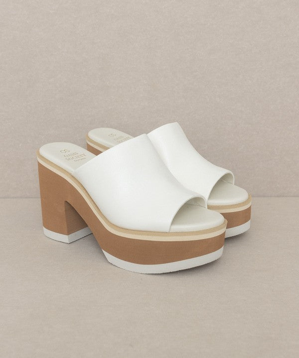 Chunky Clog Heel