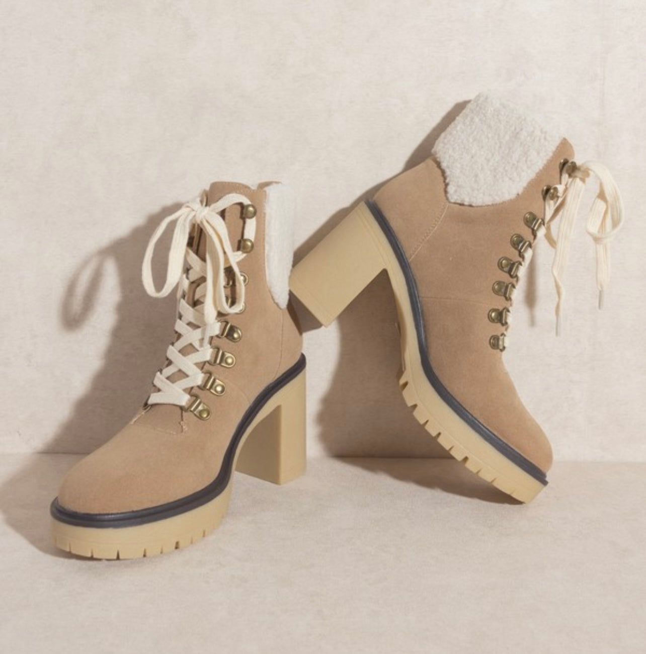 Platform Lace Up Boots