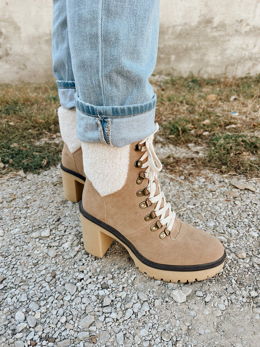 Platform Lace Up Boots