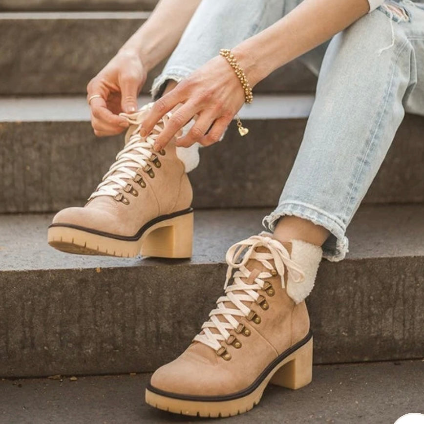 Platform Lace Up Boots