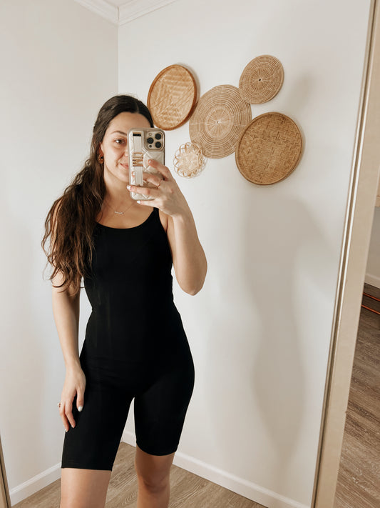 Seamless Spaghetti Strap Romper